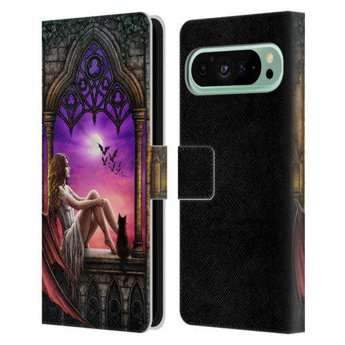 Sarah Richter Fantasy Demon Vampire Girl Leather Book Wallet Case Cover For Google Pixel 9 Pro XL