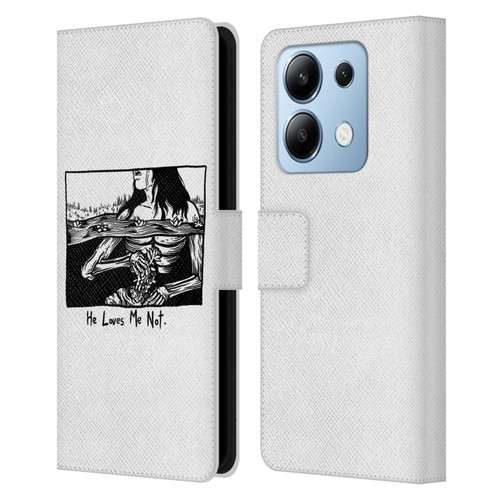 Matt Bailey Art Loves Me Not Leather Book Wallet Case Cover For Xiaomi Redmi Note 13/13 Pro 5G