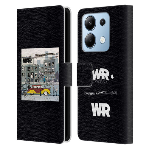 War Graphics The World Is A Ghetto Album Leather Book Wallet Case Cover For Xiaomi Redmi Note 13/13 Pro 5G
