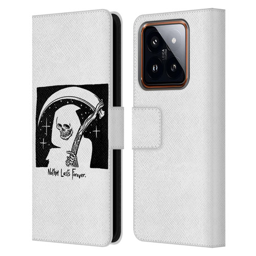Matt Bailey Art Nothing Last Forever Leather Book Wallet Case Cover For Xiaomi 14