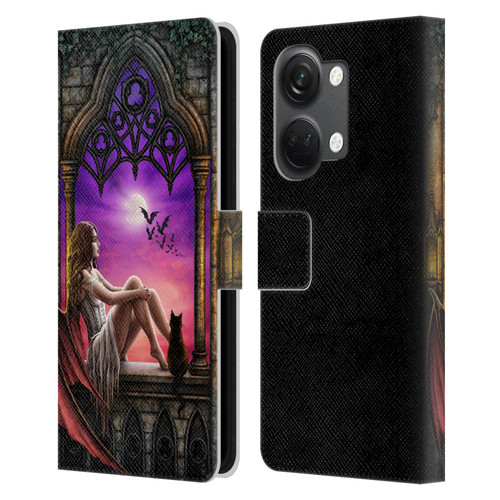 Sarah Richter Fantasy Demon Vampire Girl Leather Book Wallet Case Cover For OnePlus Nord 3 5G
