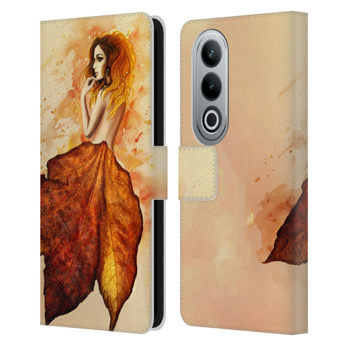 Sarah Richter Fantasy Autumn Girl Leather Book Wallet Case Cover For OPPO OnePlus Ace 3V 5G
