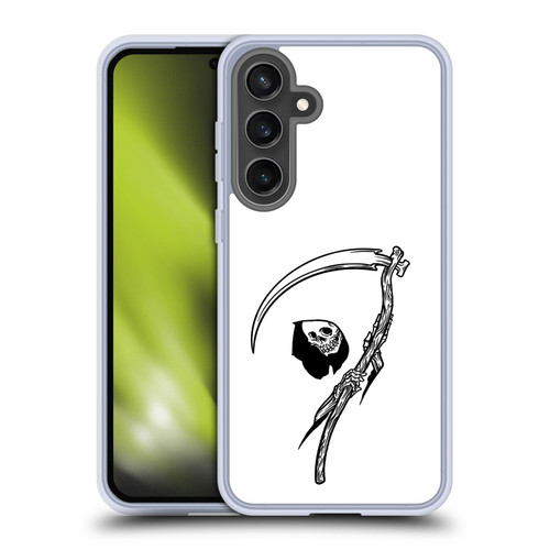Matt Bailey Art Negative Reaper Soft Gel Case for Samsung Galaxy S24 FE
