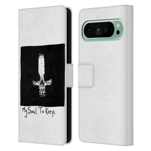 Matt Bailey Skull My Soul To Keep Leather Book Wallet Case Cover For Google Pixel 9 Pro XL