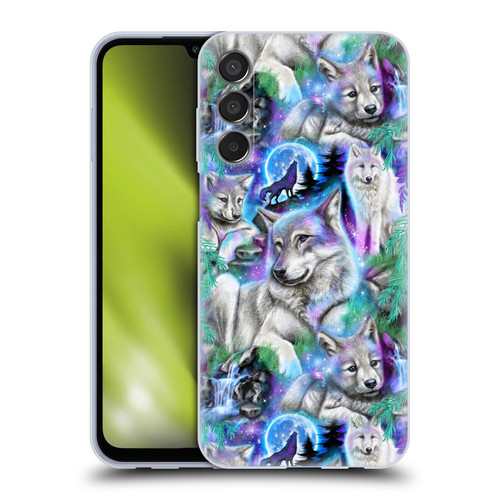 Sheena Pike Animals Daydream Galaxy Wolves Soft Gel Case for Samsung Galaxy M15/F15 5G