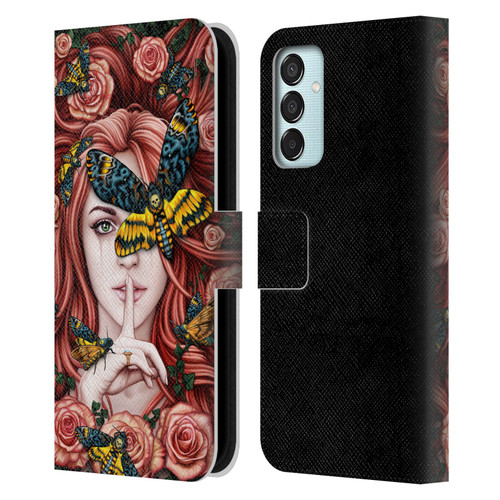 Sarah Richter Fantasy Silent Girl With Red Hair Leather Book Wallet Case Cover For Samsung Galaxy M15/F15 5G