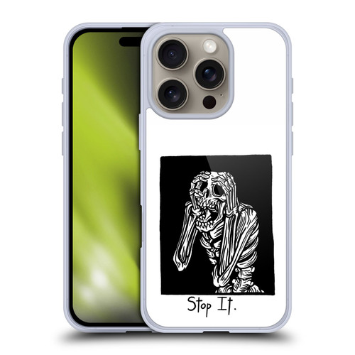 Matt Bailey Skull Stop It Soft Gel Case for Apple iPhone 16 Pro