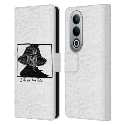 Matt Bailey Skull Embrace Your Fate Leather Book Wallet Case Cover For OPPO OnePlus Ace 3V 5G