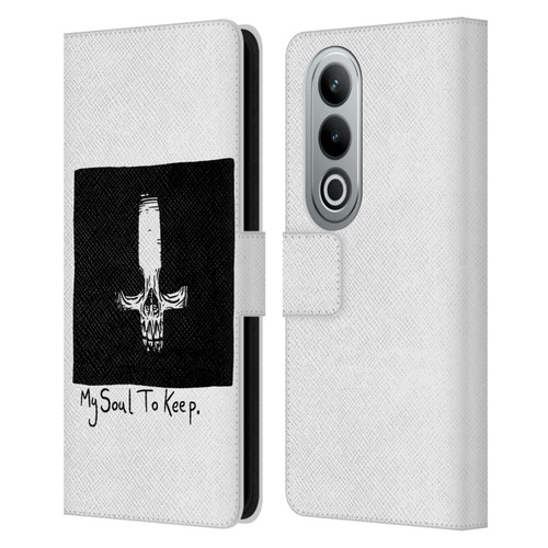 Matt Bailey Skull My Soul To Keep Leather Book Wallet Case Cover For OPPO OnePlus Ace 3V 5G