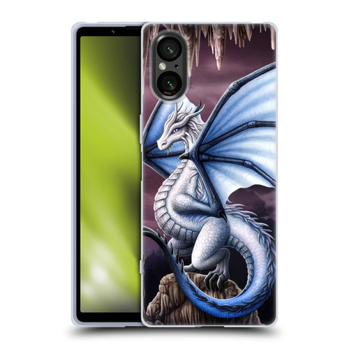 Sarah Richter Fantasy Creatures Blue Dragon Soft Gel Case for Sony Xperia 5 V 5G