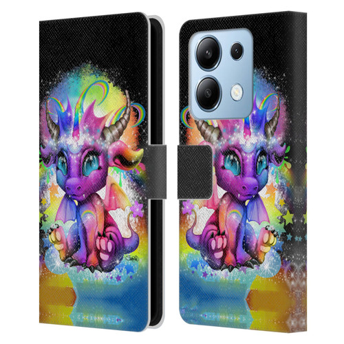 Sheena Pike Dragons Rainbow Lil Dragonz Leather Book Wallet Case Cover For Xiaomi Redmi Note 13/13 Pro 5G
