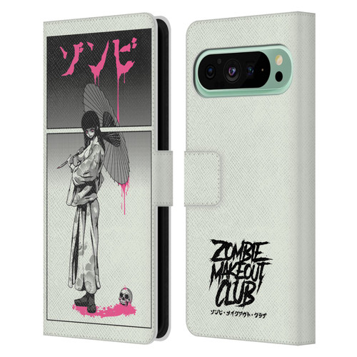 Zombie Makeout Club Art Chance Of Rain Leather Book Wallet Case Cover For Google Pixel 9 Pro XL