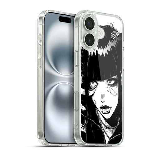 Zombie Makeout Club Art See Thru You Soft Gel Case for Apple iPhone 16 Plus & MagSafe
