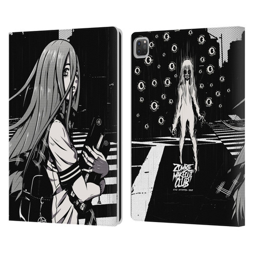 Zombie Makeout Club Art They Are Watching Leather Book Wallet Case Cover For Apple iPad Pro 13 M4 2024