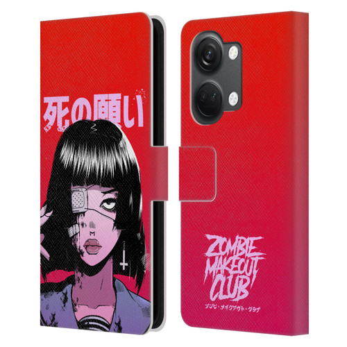 Zombie Makeout Club Art Eye Patch Leather Book Wallet Case Cover For OnePlus Nord 3 5G
