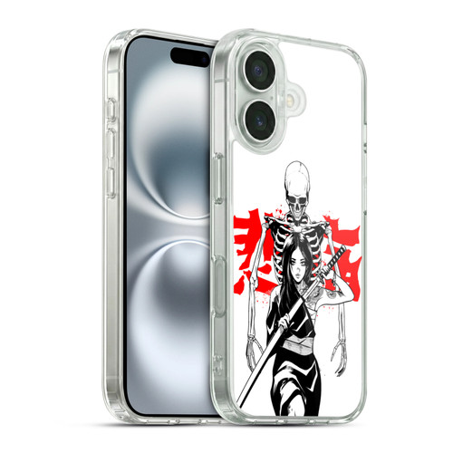 Zombie Makeout Club Graphics Death Blade Soft Gel Case for Apple iPhone 16 & MagSafe