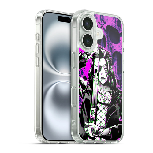 Zombie Makeout Club Graphics Death Cyber Soft Gel Case for Apple iPhone 16 & MagSafe