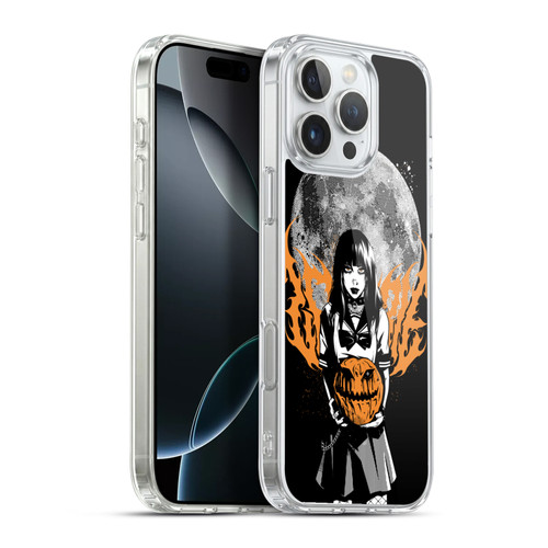 Zombie Makeout Club Graphics Halloween Pumpkin Soft Gel Case for Apple iPhone 16 Pro Max & MagSafe