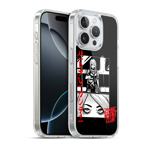 Zombie Makeout Club Graphics Comic Strip Soft Gel Case for Apple iPhone 16 Pro & MagSafe