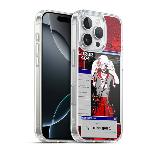 Zombie Makeout Club Graphics Eye Miss You Soft Gel Case for Apple iPhone 16 Pro & MagSafe