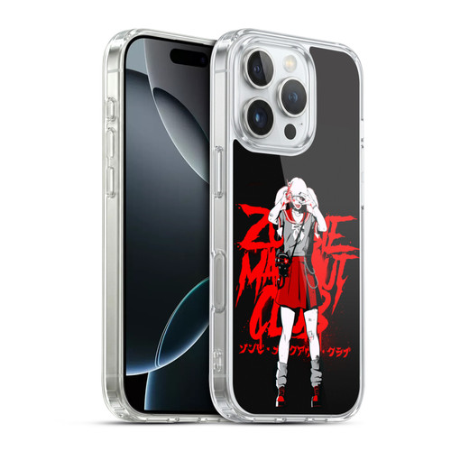 Zombie Makeout Club Graphics Uniform Soft Gel Case for Apple iPhone 16 Pro & MagSafe
