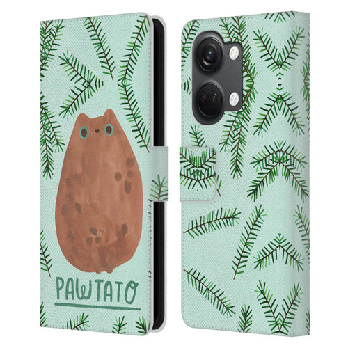 Planet Cat Puns Pawtato Leather Book Wallet Case Cover For OnePlus Nord 3 5G