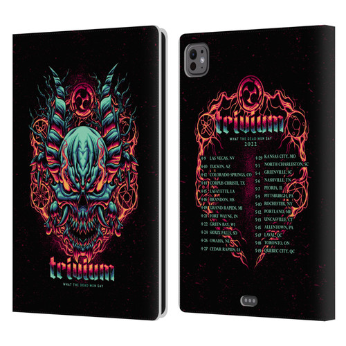 Trivium Graphics What The Dead Men Say Leather Book Wallet Case Cover For Apple iPad Pro 11 M4 2024