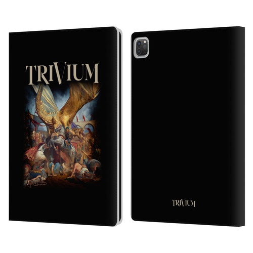 Trivium Graphics In The Court Of The Dragon Leather Book Wallet Case Cover For Apple iPad Pro 13 M4 2024