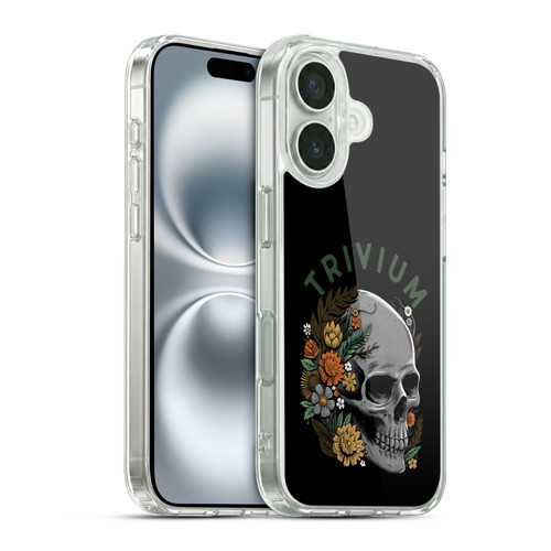 Trivium Graphics Skelly Flower Soft Gel Case for Apple iPhone 16 & MagSafe