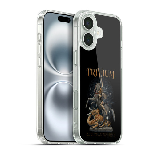 Trivium Graphics Dragon Slayer Soft Gel Case for Apple iPhone 16 Plus & MagSafe