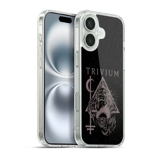 Trivium Graphics Reaper Triangle Soft Gel Case for Apple iPhone 16 Plus & MagSafe
