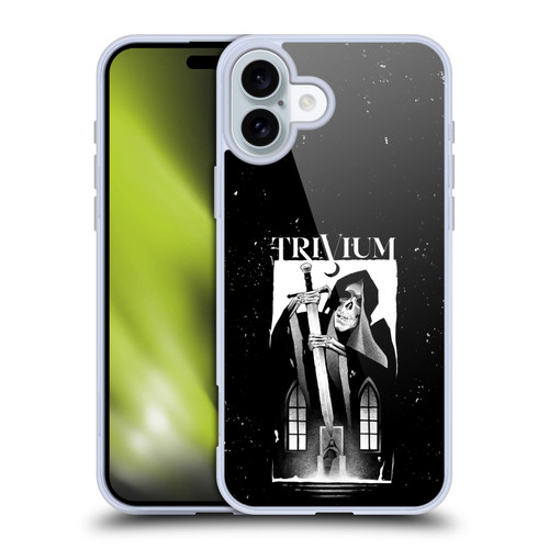 Trivium Graphics Skeleton Sword Soft Gel Case for Apple iPhone 16 Plus