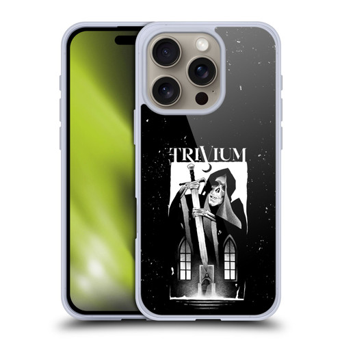 Trivium Graphics Skeleton Sword Soft Gel Case for Apple iPhone 16 Pro