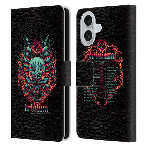 Trivium Graphics What The Dead Men Say Leather Book Wallet Case Cover For Apple iPhone 16