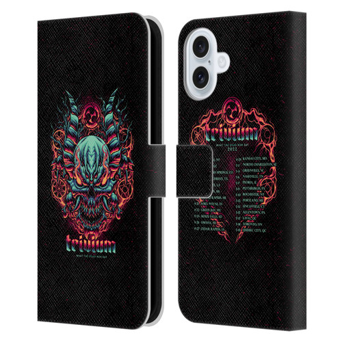 Trivium Graphics What The Dead Men Say Leather Book Wallet Case Cover For Apple iPhone 16 Plus