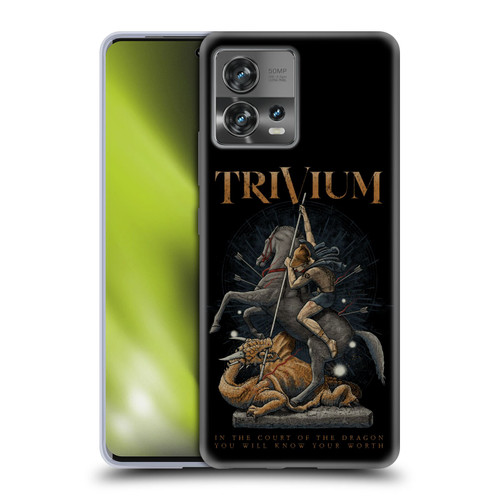 Trivium Graphics Dragon Slayer Soft Gel Case for Motorola Moto Edge 30 Fusion