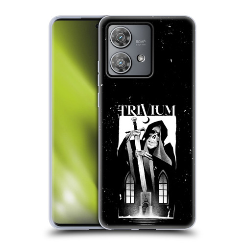 Trivium Graphics Skeleton Sword Soft Gel Case for Motorola Edge 40 Neo 5G