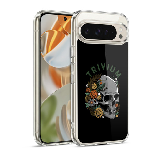 Trivium Graphics Skelly Flower Soft Gel Case for Google Pixel 9 / Pixel 9 Pro