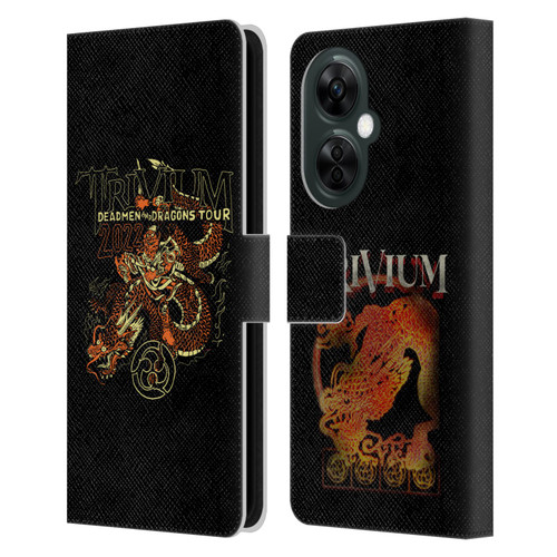 Trivium Graphics Deadmen And Dragons Leather Book Wallet Case Cover For OnePlus Nord CE 3 Lite 5G