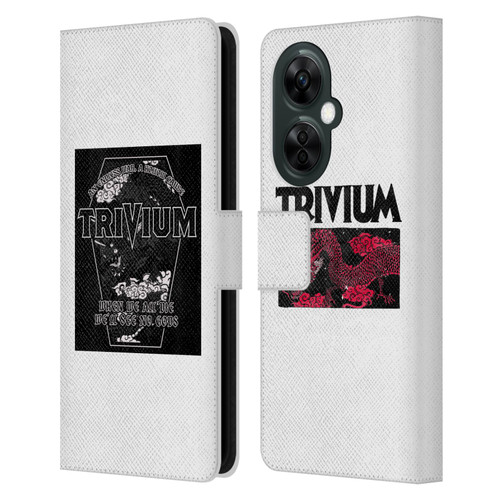 Trivium Graphics Double Dragons Leather Book Wallet Case Cover For OnePlus Nord CE 3 Lite 5G