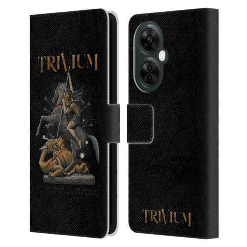 Trivium Graphics Dragon Slayer Leather Book Wallet Case Cover For OnePlus Nord CE 3 Lite 5G