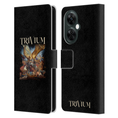 Trivium Graphics In The Court Of The Dragon Leather Book Wallet Case Cover For OnePlus Nord CE 3 Lite 5G