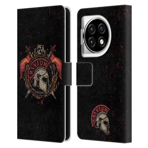 Trivium Graphics Knight Helmet Leather Book Wallet Case Cover For OPPO OnePlus Ace 3 5G