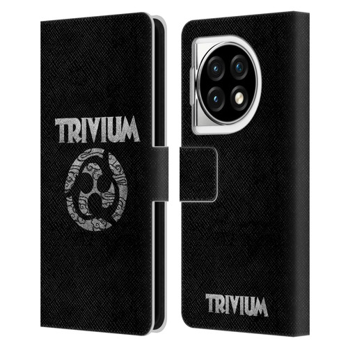 Trivium Graphics Swirl Logo Leather Book Wallet Case Cover For OPPO OnePlus Ace 3 5G