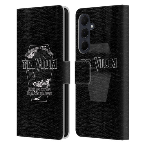 Trivium Graphics No Gods Leather Book Wallet Case Cover For Samsung Galaxy A35 5G