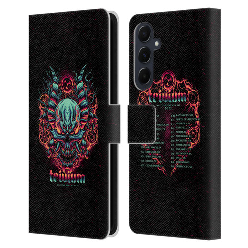 Trivium Graphics What The Dead Men Say Leather Book Wallet Case Cover For Samsung Galaxy A55 5G