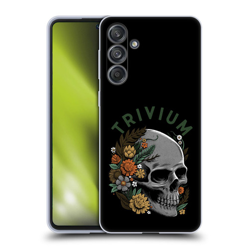 Trivium Graphics Skelly Flower Soft Gel Case for Samsung Galaxy M55 5G