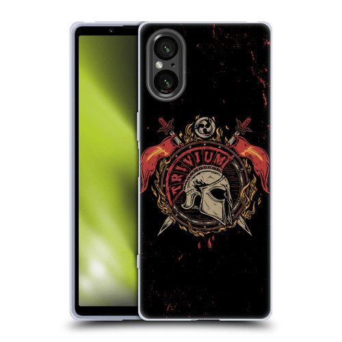 Trivium Graphics Knight Helmet Soft Gel Case for Sony Xperia 5 V 5G
