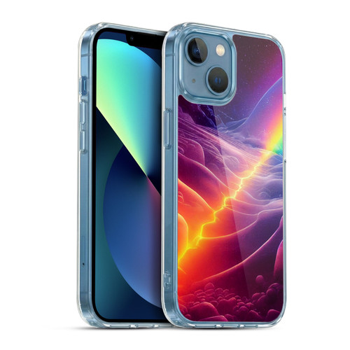 Wumples Cosmic Universe A Chasm On A Distant Moon Soft Gel Case for Apple iPhone 13 Mini & MagSafe