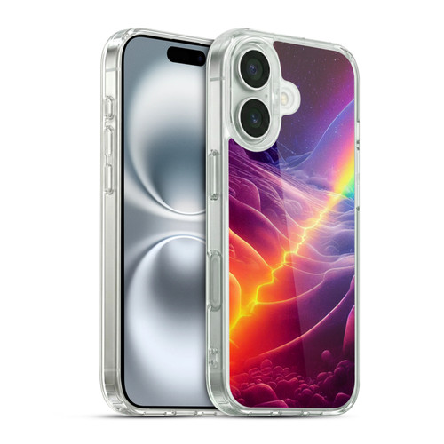 Wumples Cosmic Universe A Chasm On A Distant Moon Soft Gel Case for Apple iPhone 16 & MagSafe